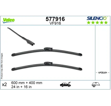 Set lamele stergator Dacia Logan III / Sandero III 577916 Valeo