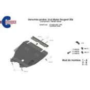 Scut motor metalic Peugeot 206