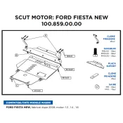 Scut motor ford fiesta new 2008-