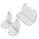 Set huse scaun Umbrella pentru Renault Megane 2016- (bancheta fractionata) (fara cotiera spate, tetiere standard)