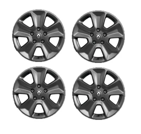 Set 4 Jante Aliaj ORIGINALE Dacia Duster ET50 6,5 J X 16CH 5 403004974R THEMA