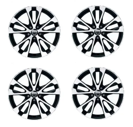 Set 4 Jante Aliaj ORIGINALE Dacia Duster 17 inch ET50 8201698553 Parana