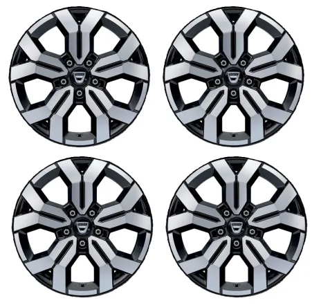 Set 4 Jante Aliaj ORIGINALE Tergan Dacia Duster 17 inch ET50 403005180R Renault