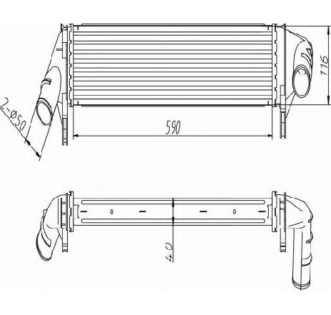 Intercooler, compresor