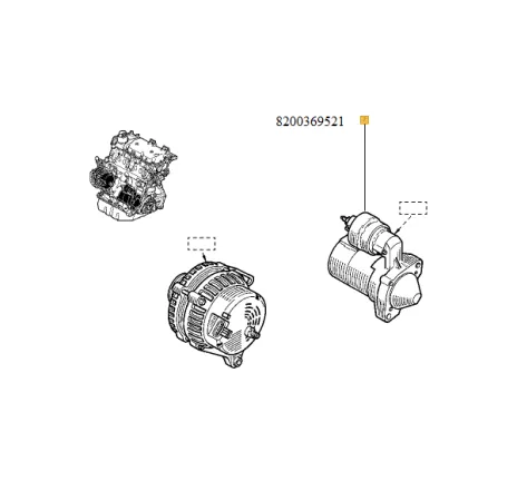 Electromotor log ii Renault 8200369521