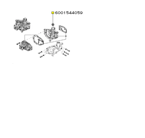 Termostat Renault 6001544059