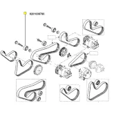 Intinzator curea Renault 8201008780