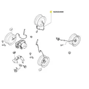 Senzor abs roata spate Dacia Logan/Dacia Sandero Renault 8200254688