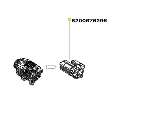 Demaror Renault 8200676296