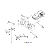 Bieleta longitudinala Dacia Duster 4x4 stanga Renault 8200841004