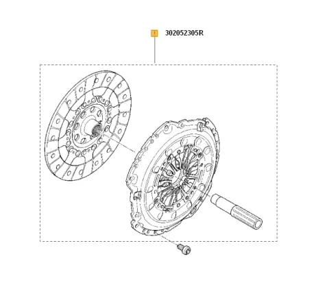 Kit ambreiaj Renault 302052305r