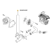 Termostat Dacia Logan/Dacia Sandero 1.5 dci euro 3 Renault 8200954285