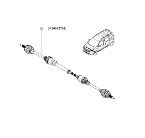 Planetara Dacia Dacia Dokker / Dacia Lodgy dreapta Renault 391006276r