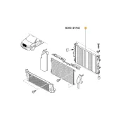 Radiator apa Renault Megane II 1.5 Dci 8200115542