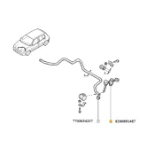 Bieleta antiruliu Renault 8200891487