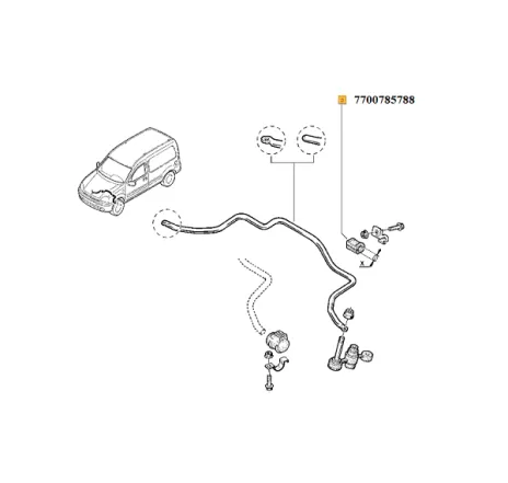 Bucsa bara stabilizatoare  Renault 7700785788