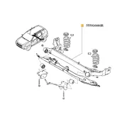 Punte spate Duster 4 x 2 Renault 555016666r