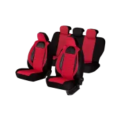 Set huse scaun racing rosu