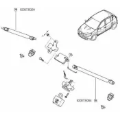 Amortizor hayon Dacia Sandero Renault 8200735264