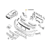 Convergent dreapta Duster Renault 214940059r