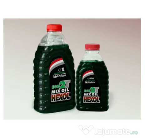 Ulei amestec Hexol Eco 2T, verde, 500ml