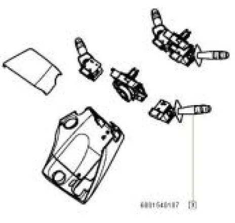 Maneta comutator stergatoare Dacia Logan Renault 6001548107