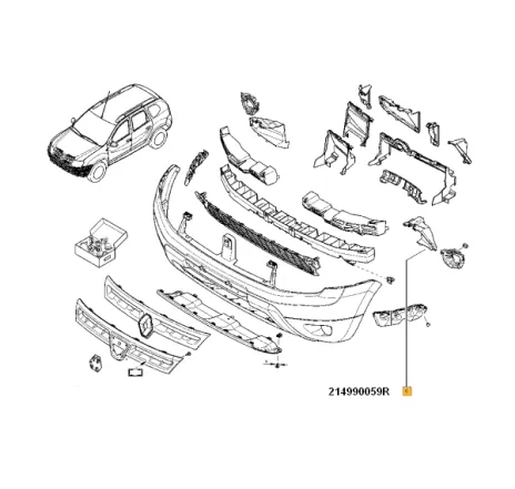 Convergent stanga Dacia Duster Renault 214990059r