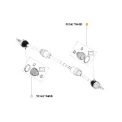 Burduf planetara spre roata stanga/dr Renault 392417848r