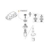 Flansa amortizor Renault 7700829529